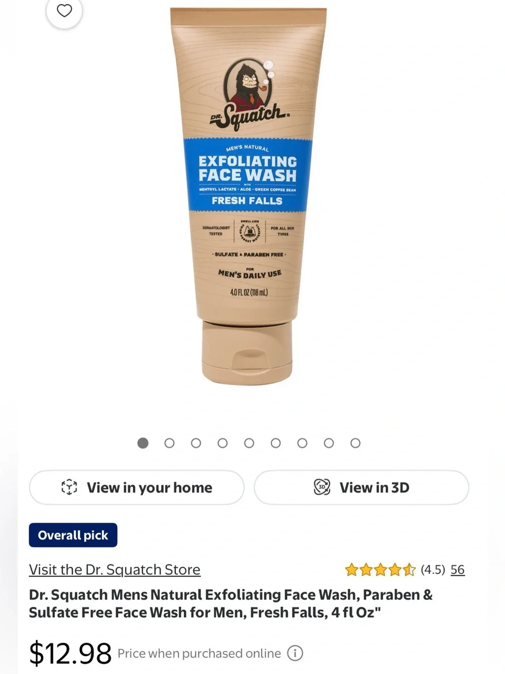 Dr. Squatch BUNDLE | Beard Oil & Cologne Glacial Falls Face Wash Fresh Falls 2